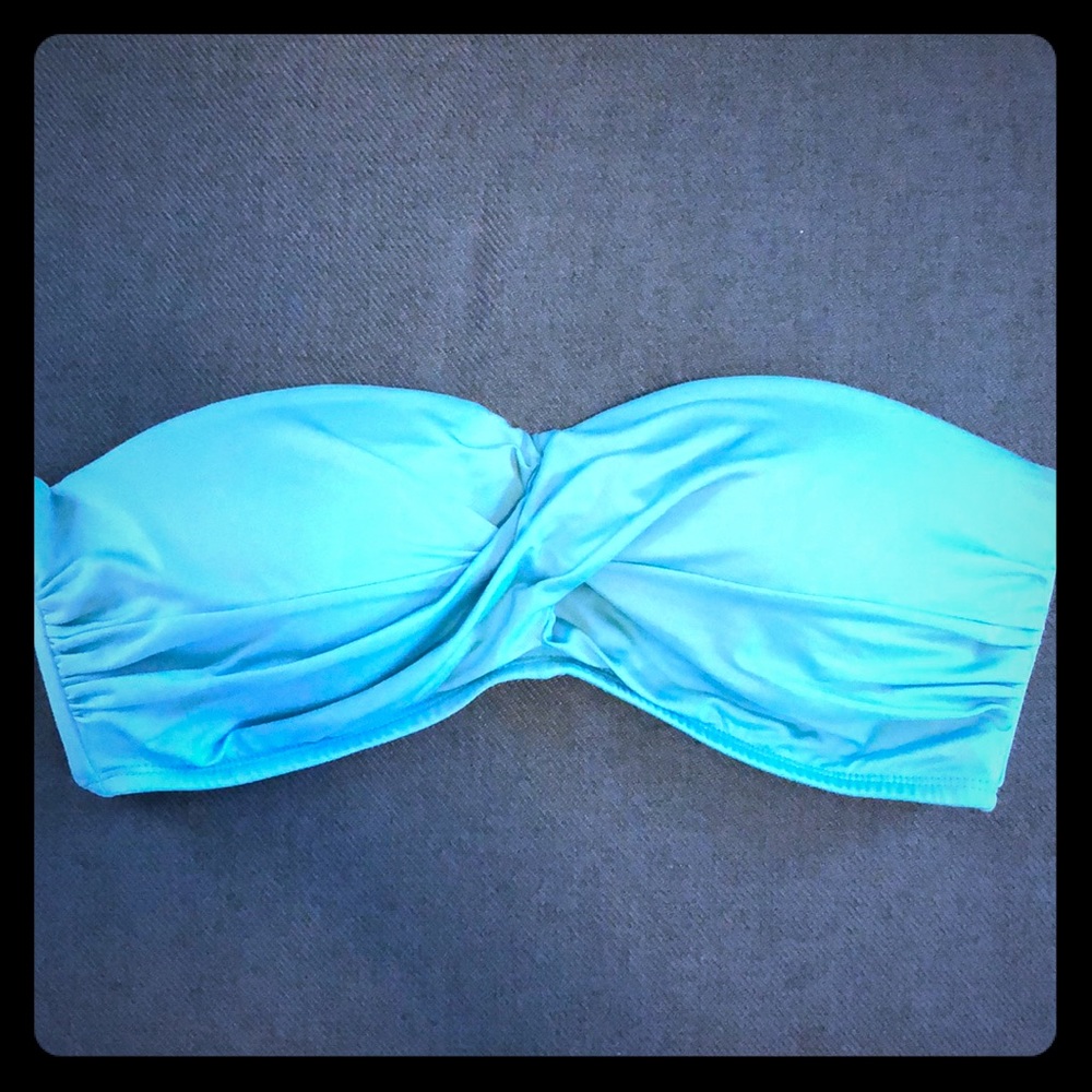 Teal bathing suit top